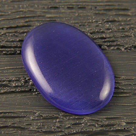 Kocie Oko owal kaboszon 25mmx18mm szafirowy (1szt.)