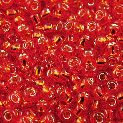 TOHO Round 8/0 Silver-Lined Siam Ruby (10g)