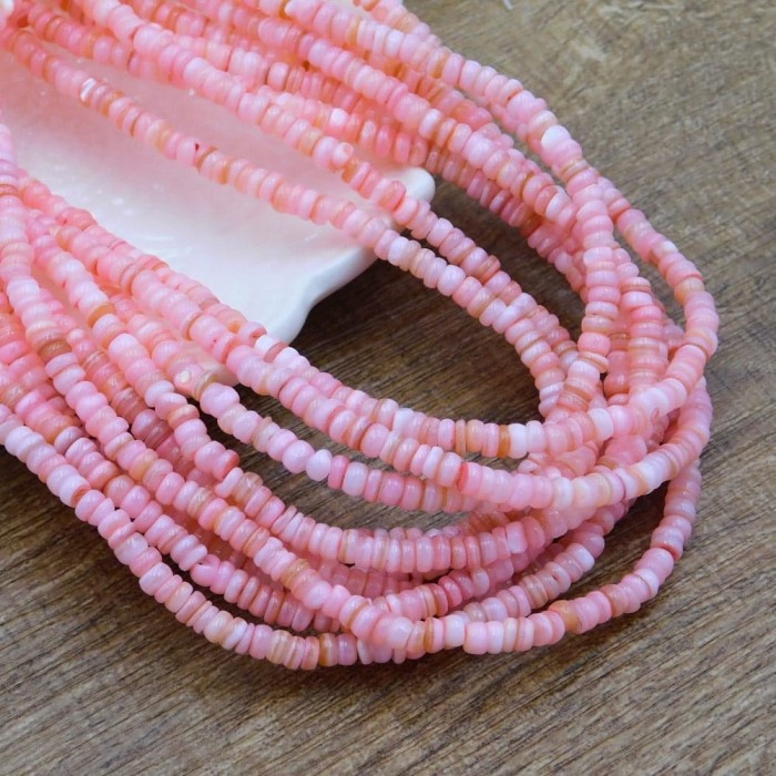 masa-perlowa-oponki-heishi-rozowe-koraliki-letnia-bizuteria