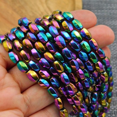 koraliki-hematyt-teczowy-8x5-5mm-skrecone-bizuteria-unisex