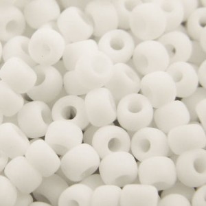 TOHO Round 8/0 Opaque-Frosted White (10g)