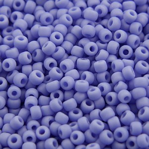 Koraliki TOHO Round 8/0 Opaque-Frosted Periwinkle (10g)
