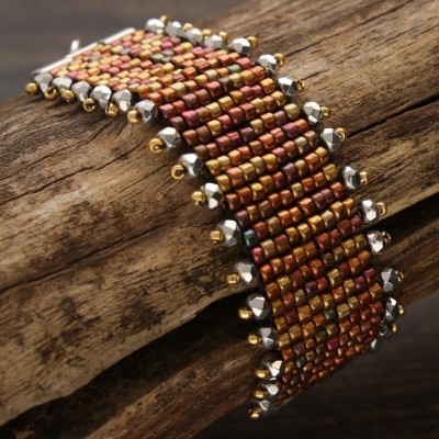 Nici Miyuki nylonowe 0.2mm szare do koralików (szpula 50m)