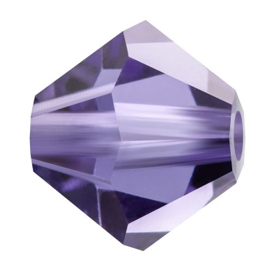 Kryształki Preciosa Bicone 4mm Tanzanite (6szt.)