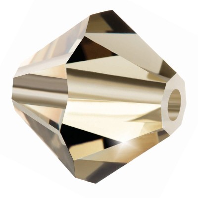 Kryształki Preciosa Bicone 4mm Black Diamond (6szt.)