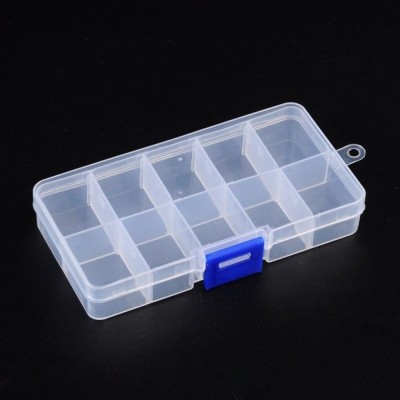 Organizer pudełko z plastiku na koraliki 13cmx7cm