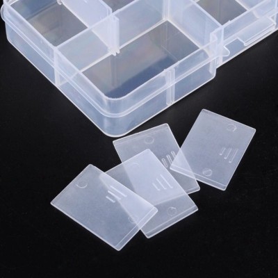Organizer pudełko z plastiku na koraliki 13cmx7cm