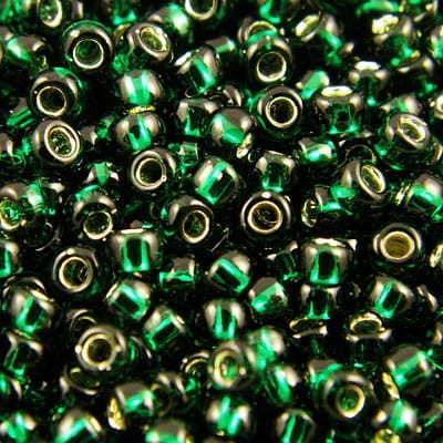 koraliki-toho-round-11-0-silver-lined-green-emerald-szmaragdowy-srebrny-srodek