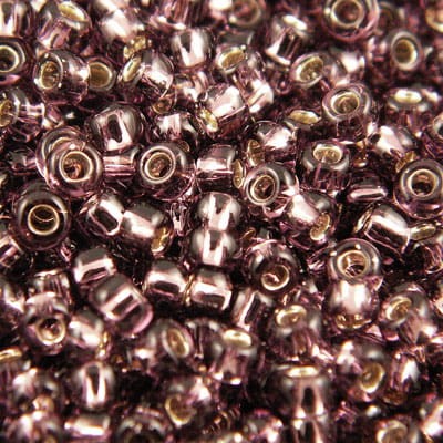 TOHO Round 11/0 Silver-Lined Med Amethyst (10g)