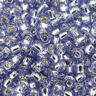 TOHO Round 11/0 Silver-Lined Lt Sapphire (1op)