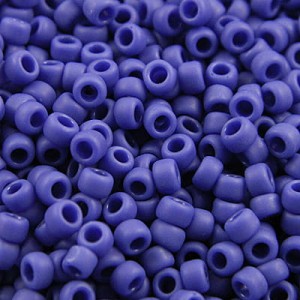 TOHO Round 8/0 Opaque-Frosted Navy Blue (10g)