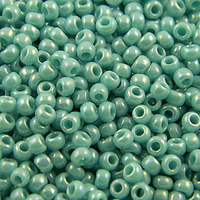 TOHO Round 11/0 Opaque-Rainbow Turquoise (10g)
