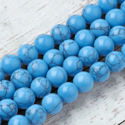 turkus-niebieski-syntetyczny-8mm-koraliki