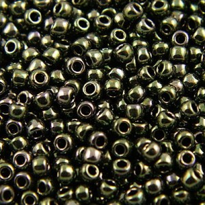 Koraliki TOHO Round 15/0 Metallic Moss (5g)