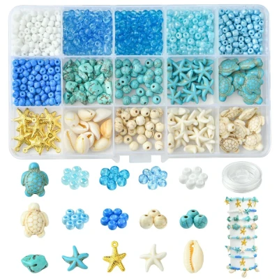 muszle-kauri-naturalne-zawieszki-metalowe-rozgwiazdy