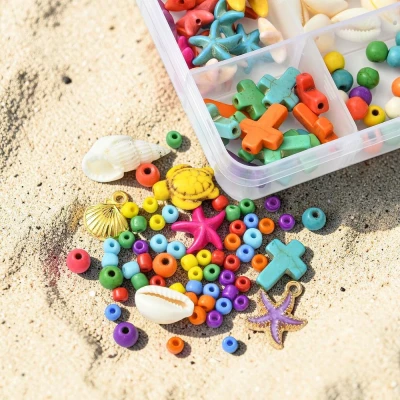 kolorowe-koraliki-krzyzyki-zawieszki-do-bizuterii