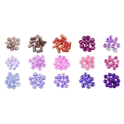 drobne-koraliki-do-nawlekania-wrzosowe-w-organizerze-zestaw-do-bizuterii