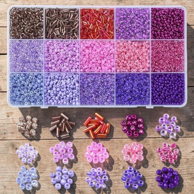 zylka-elastyczna-i-drobne-koraliki-szklane-komplet