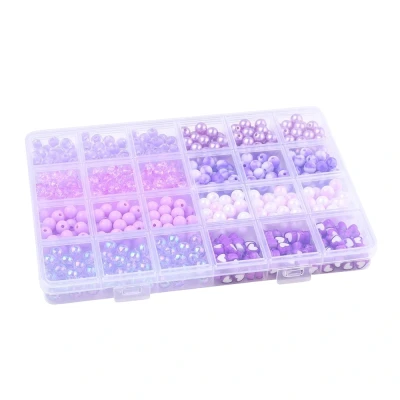 koraliki-akrylowe-spekane-crackle-fioletowe-do-naszyjnikow-zestaw-do-bizuterii