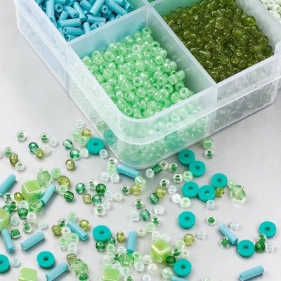 zestawy-do-robienia-kolczykow-limonkowe-koraliki-akrylowe