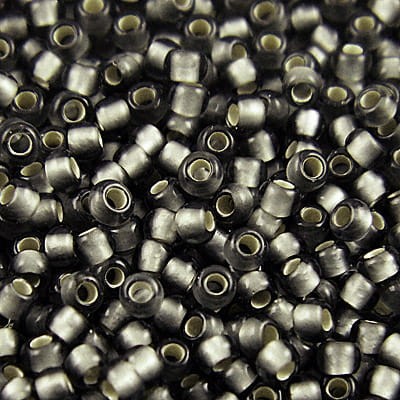 TOHO Round 8/0 Silver-Lined Frosted Gray (10g)