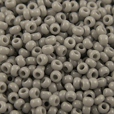toho-koraliki-round-11-0-opaque-gray-blyszczacy-szary