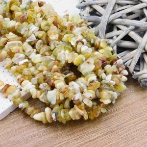 Opal żółty sieczka kamień naturalny drobny 3-8mm (około 250 szt.)