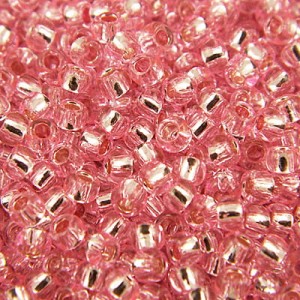TOHO Round 8/0 Silver-Lined Pink (10g)