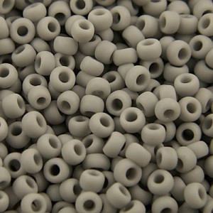 TOHO Round 8/0 Opaque-Frosted Gray (10g)