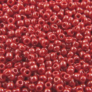 Koraliki TOHO Round 8/0 Opaque-Lustered Cherry (10g)