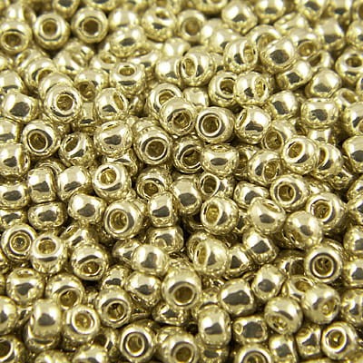 TOHO Round 8/0 Permanent Finish - Galvanized Aluminum (10g)