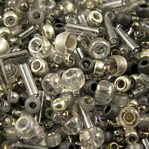 koraliki-szklane-toho-mix-tenin-gray-gold