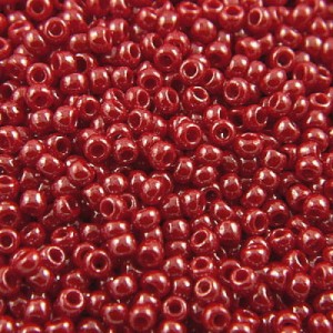 Koraliki TOHO Round 11/0 Opaque-Lustered Cherry (10g)