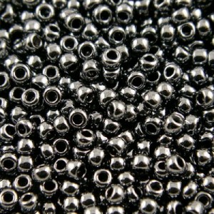 Koraliki TOHO Round 11/0 Metallic Hematite (10g)
