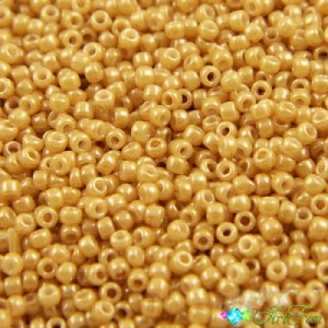 Koraliki TOHO Round 8/0 Opaque-Lustered Dark Beige (10g)