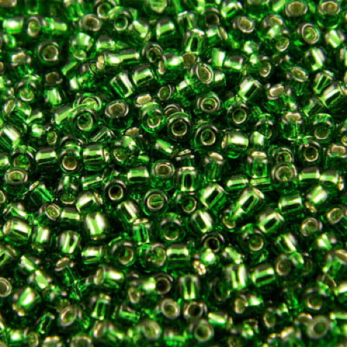 koraliki-szklane-toho-round-11-0-silver-lined-grass-green-2-2mm