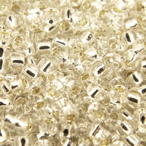Koraliki TOHO Round 11/0 Silver-Lined Crystal (10g)