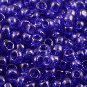 Koraliki TOHO Round 8/0 Transparent Cobalt (10g)