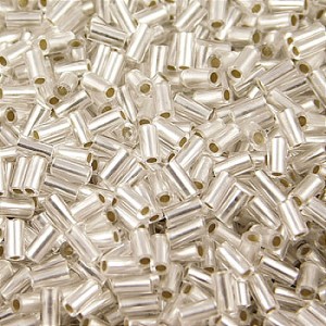 Koraliki TOHO Bugle 3mm Silver-Lined Frosted Crystal (10g)