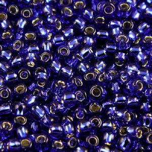 Koraliki TOHO Round 15/0 Silver-Lined Cobalt (5g)