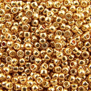 Koraliki TOHO Round 15/0 Permanent Finish - Galvanized Rose Gold (5g)