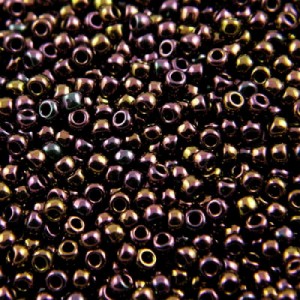 Koraliki TOHO Round 15/0 Metallic Iris Purple (5g)