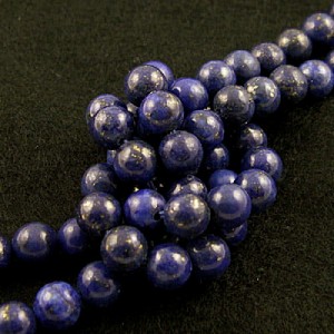 Lapis Lazuli kulki gładkie 6mm (6szt.)