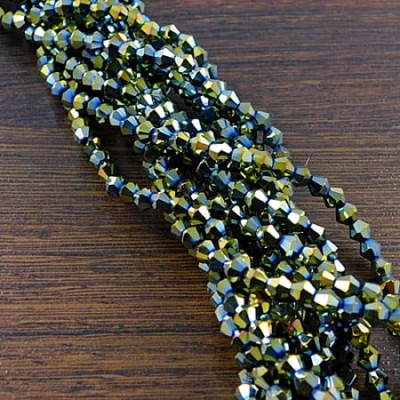 zielone-koraliki-szklane-bicone-4mm-metaliczne