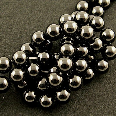 Onyx czarny kulki 8mm (4szt.)
