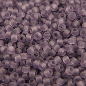 TOHO Round 8/0 Transparent-Frosted Sugar Plum (10g)