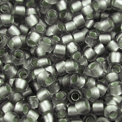 TOHO Round 8/0  Silver-Lined Frosted Black Diamond (10g)