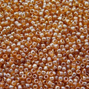 Koraliki TOHO Round 11/0 Transparent Topaz Luster (10g)