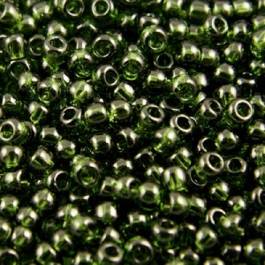 Koraliki TOHO Round 11/0 Transparent Olivine (10g)