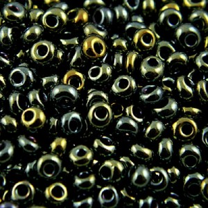 Koraliki TOHO Magatama 3mm Metallic Iris Green/Brown (10g)